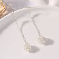 Temperament Earrings Sterling Silver Cold Wind  Female