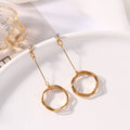 Temperament Earrings Sterling Silver Cold Wind  Female