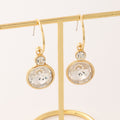 Popular Alloy Inlaid Colorful Crystal Earrings Earrings