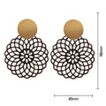 Hollow European And American Exaggerated Retro Earrings Jewelry