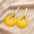 Three-dimensional Fashion Hollow Exaggerated Water Drop Long Earrings Women