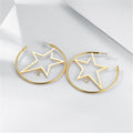 All-match Earrings Five-pointed Star Earrings