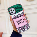 Compatible with Apple, Personalized Creative Pill Silicone IPhone Case