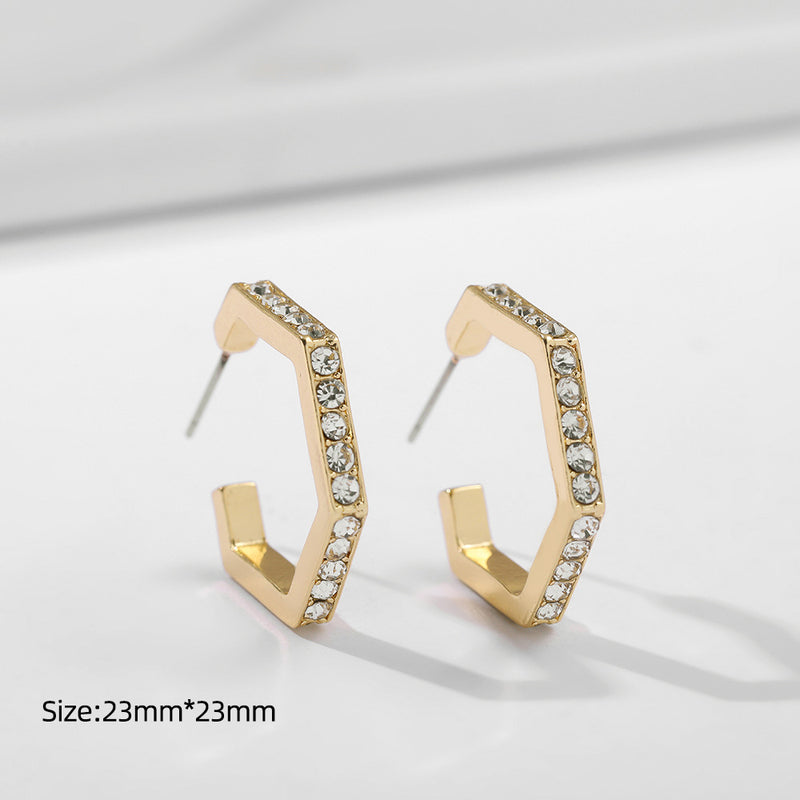 Simple Small Earrings Female Korean Temperament Earrings Personalized Ear Bones