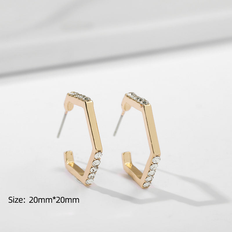 Simple Small Earrings Female Korean Temperament Earrings Personalized Ear Bones