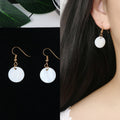 Long Tassel Earrings Square Pearl Asymmetric Earrings