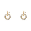 Simple Compact And Versatile Student Small Circle Earrings