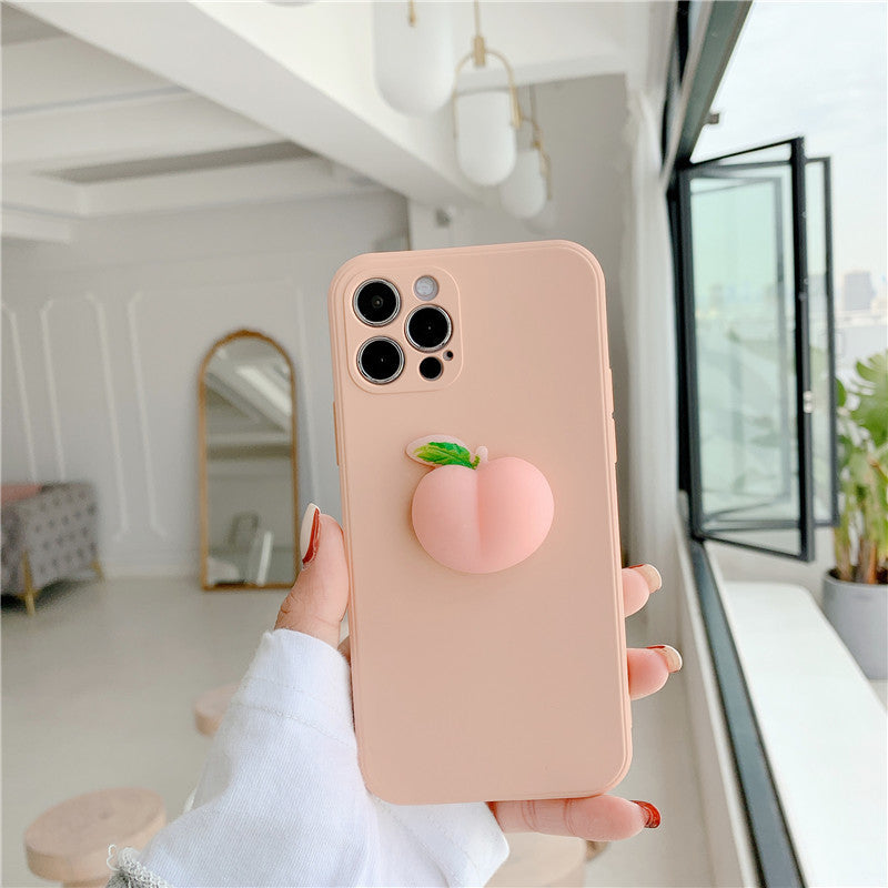 Compatible With Peach Silicone Phone Case
