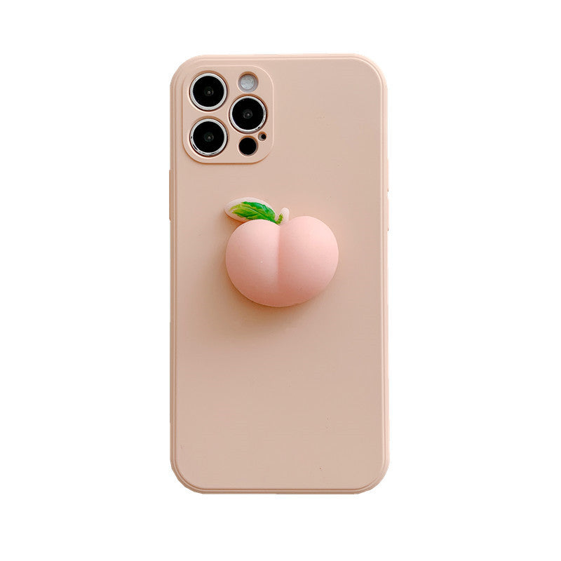 Compatible With Peach Silicone Phone Case