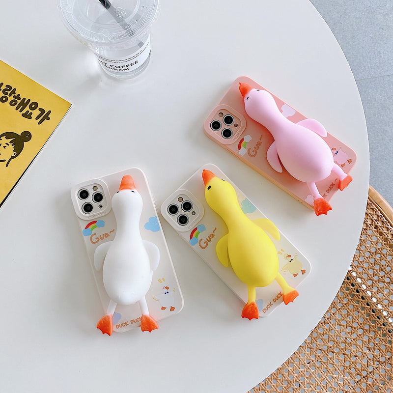 Compatible with Apple , Suitable For Mobile Phone Case With Straight Side Cartoon All-Inclusive