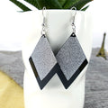 Creative Diamond Frosted Geometric Earrings