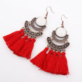 Tassel Long Earrings European And American Fashion Exaggerated Tassel Accessories