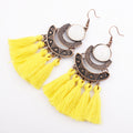 Tassel Long Earrings European And American Fashion Exaggerated Tassel Accessories