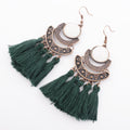 Tassel Long Earrings European And American Fashion Exaggerated Tassel Accessories