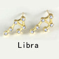 Twelve Constellation Earrings With Diamonds