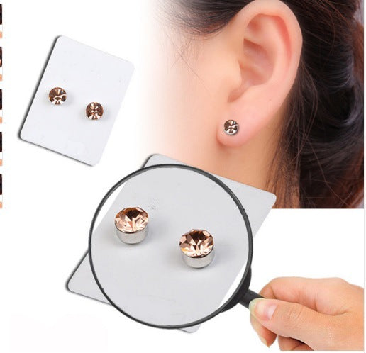 Magnet pierced earrings