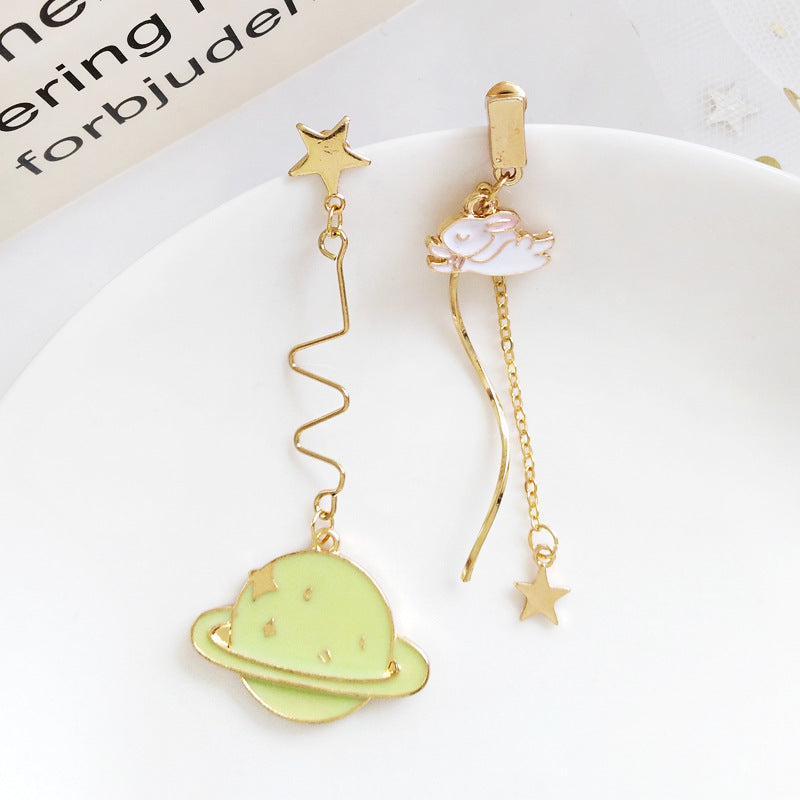 Color Planet Funny Small Animal Long Earrings