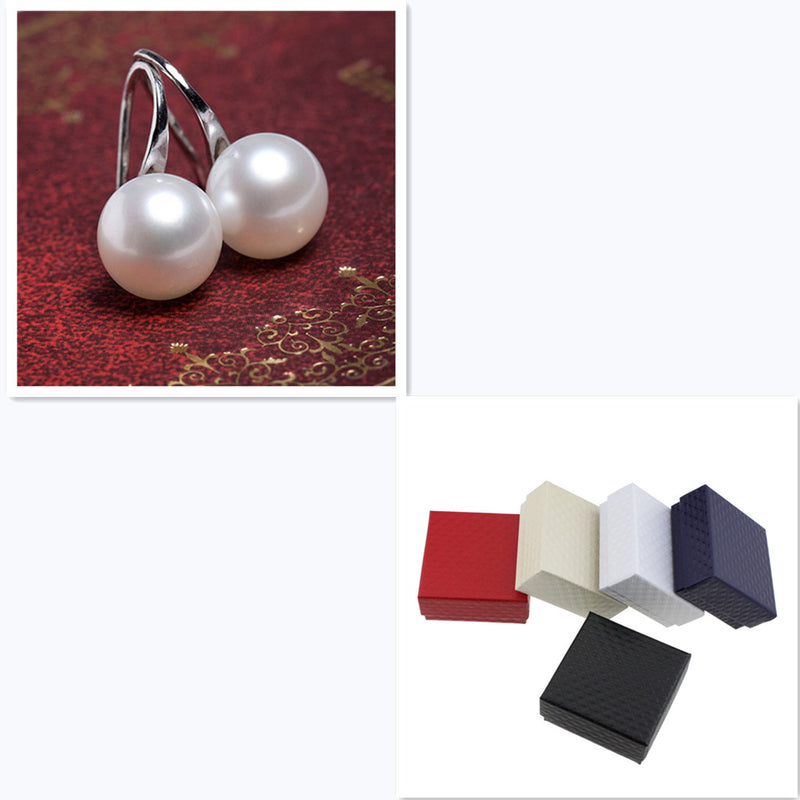 Micro-set pearl earrings