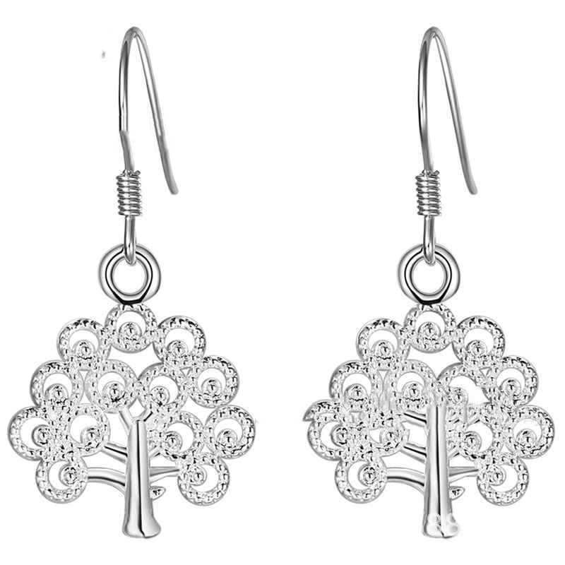 Fashion Vintage Christmas Tree Of Life Earrings