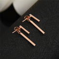 European And American Retro Stainless Steel New Fashion Earrings