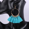 Bohemian tassel earrings