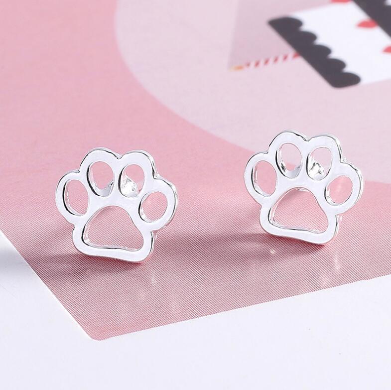 Cute animal foot earrings