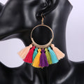 Bohemian tassel earrings