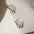 S925 Silver Needle Earrings New Style Luxurious And Fashionable Women