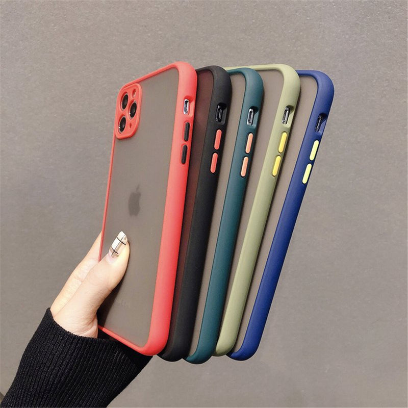 Silicone Solid Color Shockproof Protective Case