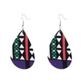 Simple drop-shaped earrings