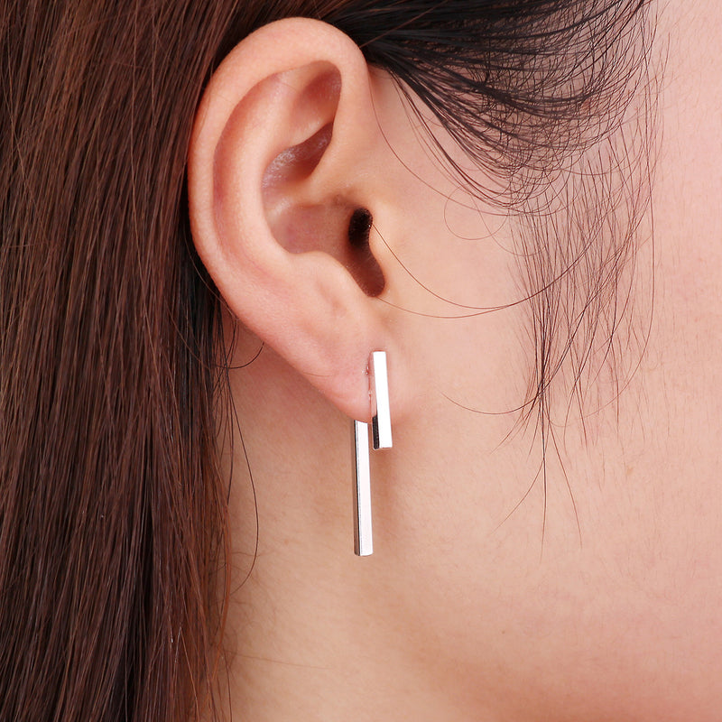 European And American Retro Stainless Steel New Fashion Earrings