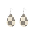 Simple drop-shaped earrings