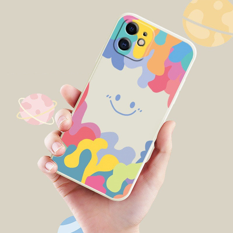 New Style Silicone Phone Case Rainbow