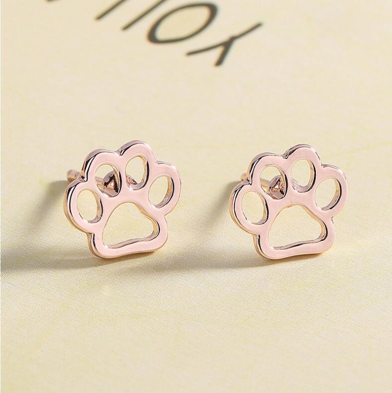 Cute animal foot earrings