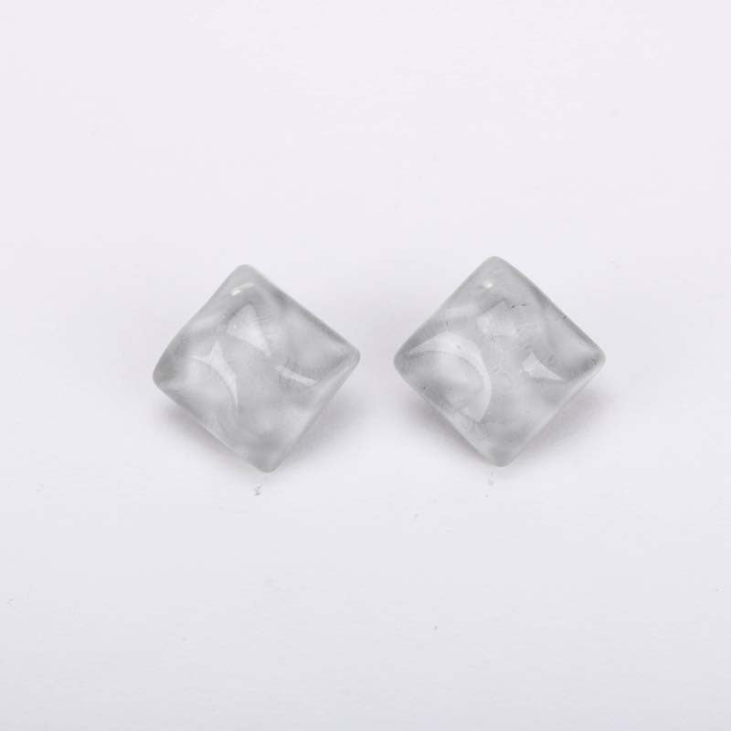 Silver Needle New Geometric Irregular Stud Earrings Dongdaemun