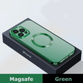 Electroplating Dust Net Wireless Charging Magsafe Magnetic Mobile Phone Case