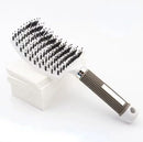 Revitalize Your Hair with Our Hair Brush - Scalp Massaging Comb with Boar Bristle and Nylon. Perfect for Women with Wet, Curly, and Tangled Hair. Great Hairdressing and Styling Tool for Salon Use