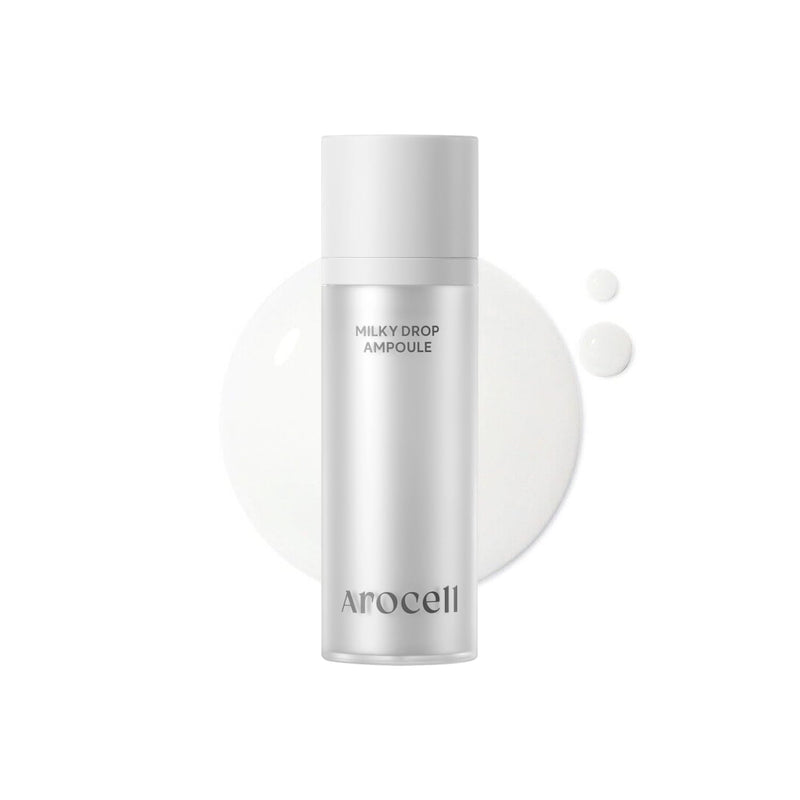 AROCELL Milky Drop Ampoule - 30ml / 1.01floz for Skin Moisturizing Soothing Clear Skin Korean Skincare