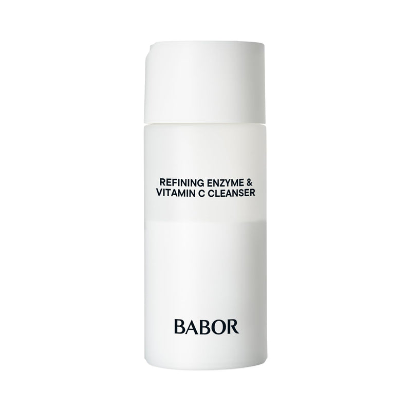 BABOR Refining Enzyme & Vitamin C Cleanser, Enzyme Powder Cleanser, Exfoliating Face Wash Polish, Gentle Facial Scrub to Brighten and Even Complexion