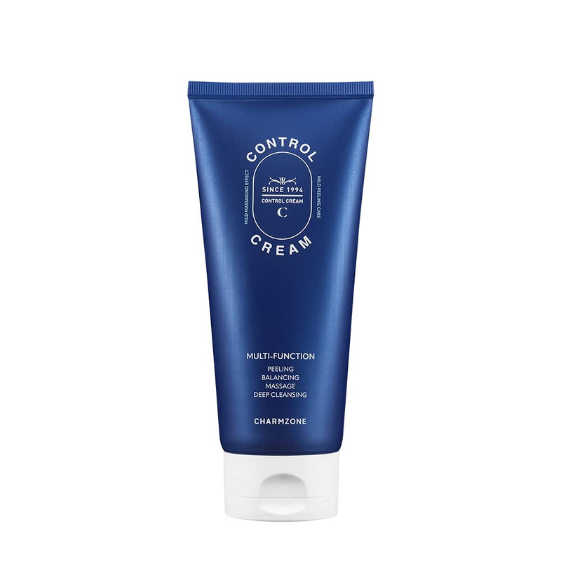 CHARMZONE Control Cream [NEW VERSION] – Korean Skincare Exfoliating Face & Body Massage Cream for Removing Sebum & Dead Skin Cells, Hydrating Self-Massage Moisturizer (150ml / 5.07 fl oz)