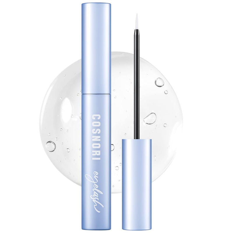 COSNORI Intensive Eyelash Serum - Korean Eyelash Root Care Serum for Healthier and Stronger Lashes - High Purity Protein, Plant-Based Collagen - Hypoallergenic Formula, Non-Irritating, 0.2 fl.oz
