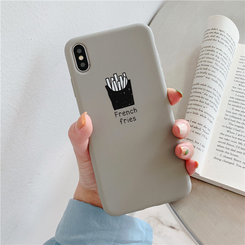 Soft Matte Phone Case Cute Lover Couple Case