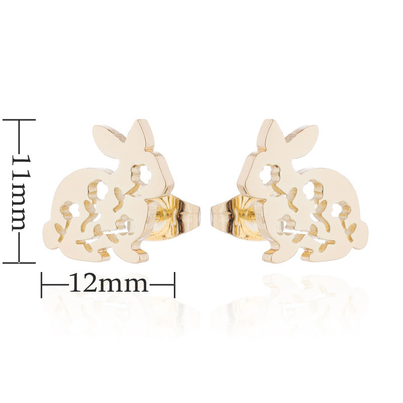 Bunny Mini Korean Fashion Stud Earrings