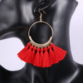 Bohemian tassel earrings