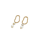 New Fashion Pearl European Style Simple Irregular Earrings