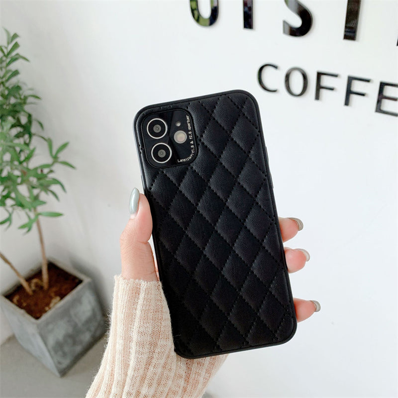 Lingge Suitable For  13 Mobile Phone Case12 Leather Case 11 Sets