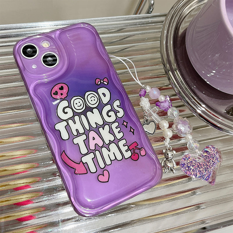 Graffiti English Love Chain Is Suitable For 14 Mobile Phone Case