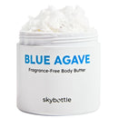 skybottle Fragrance Free Blue Agave Body Butter, Moisture Repair Body Cream, Skin Relief with Hyaluronic Acid, Vegan Certified Body Care, For Men, Women, 9.8 Fl. Oz
