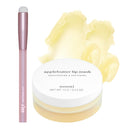 NOONI Lip Butter Bundle - Lip Smudge Brush + Lip Butter Overnight Melting Balm (Applebutter) | Hydrating, Nourishing, Lip Balm, Soothing, Moisturizing