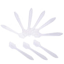 200 Pack Cosmetic Makeup Spatulas Small 3.2 Inch Disposable Plastic Spatula Facial Skincare Face Mask Spatula (Translucent)